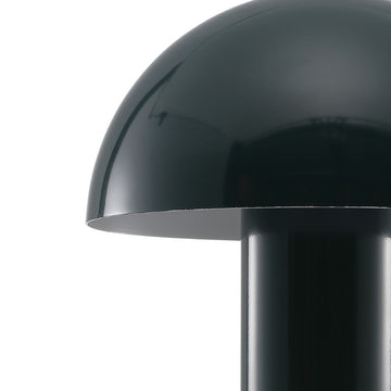 Boletus 10.75" Contemporary Bohemian Rechargeable/Cordless Iron Integrated LED Mushroom Table Lamp